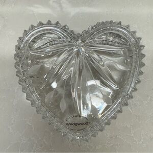 Wedgwood Clear Crystal Heart Box